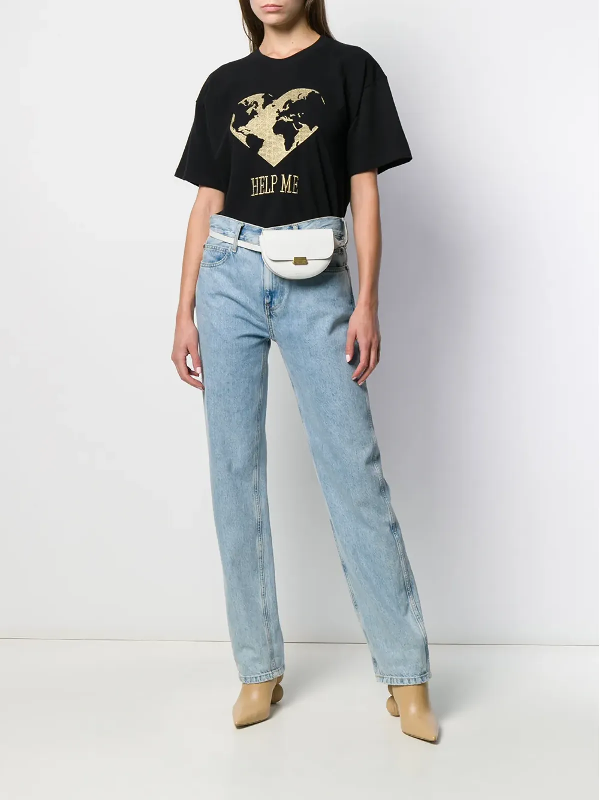 Alberta Ferretti ヘルプミーTシャツ - 画像2