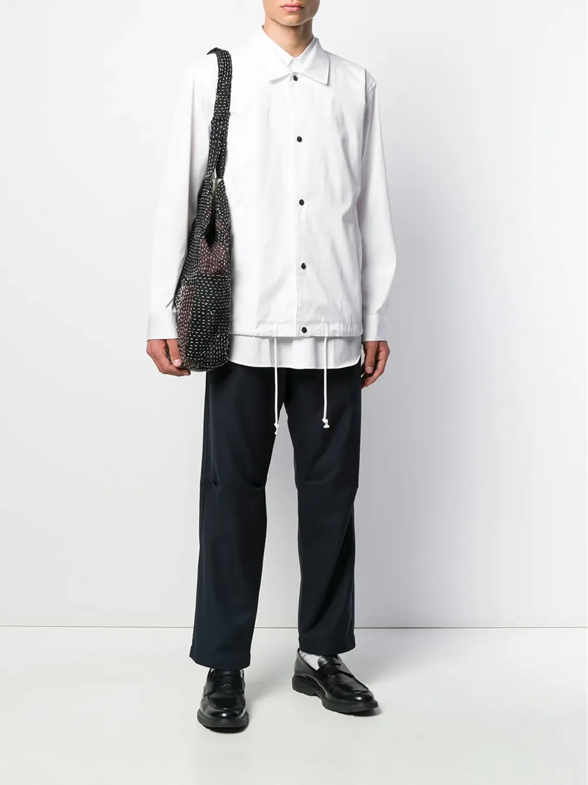 Comme Des Garçons Shirt クロップドテーラードパンツ - 画像2
