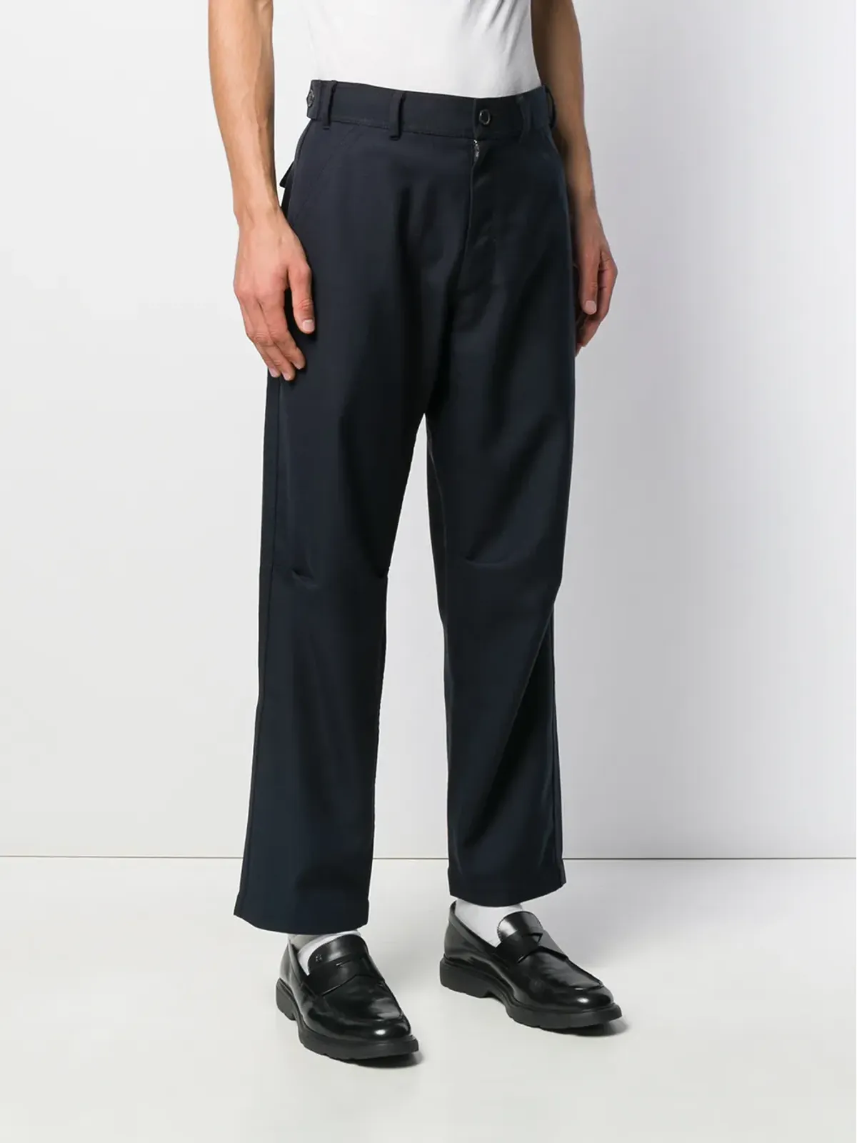 Comme Des Garçons Shirt クロップドテーラードパンツ - 画像3