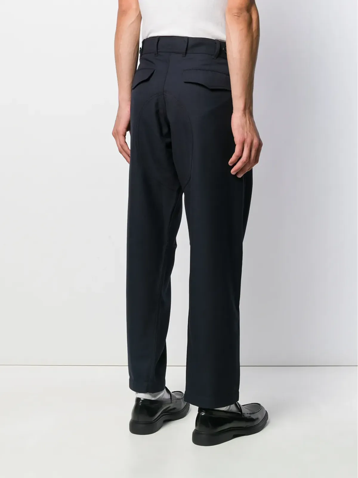 Comme Des Garçons Shirt クロップドテーラードパンツ - 画像4