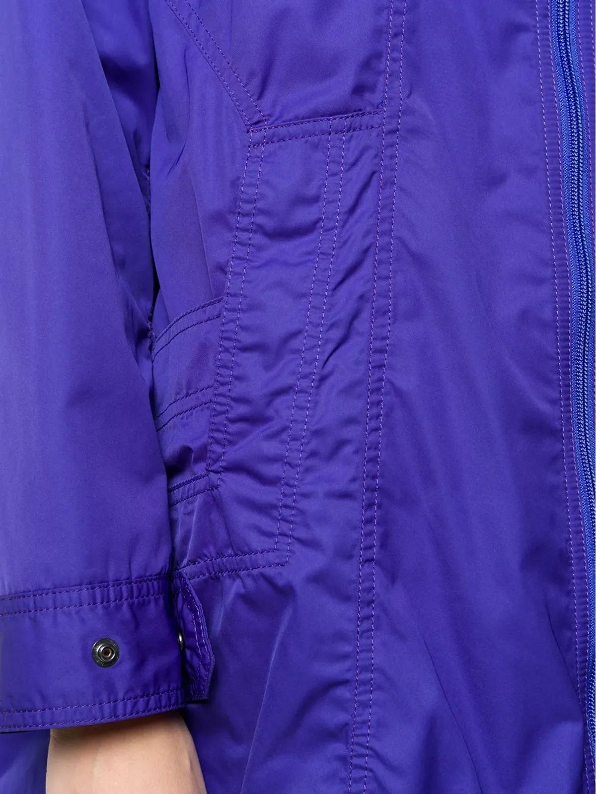 Issey Miyake Pre-Owned ジップアップ レインコート - Purple - 画像5