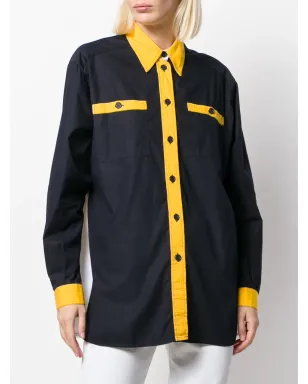 JC de Castelbajac Pre-Owned 1980s ツイーティー・バード シャツ（ブルー） - サムネイル3