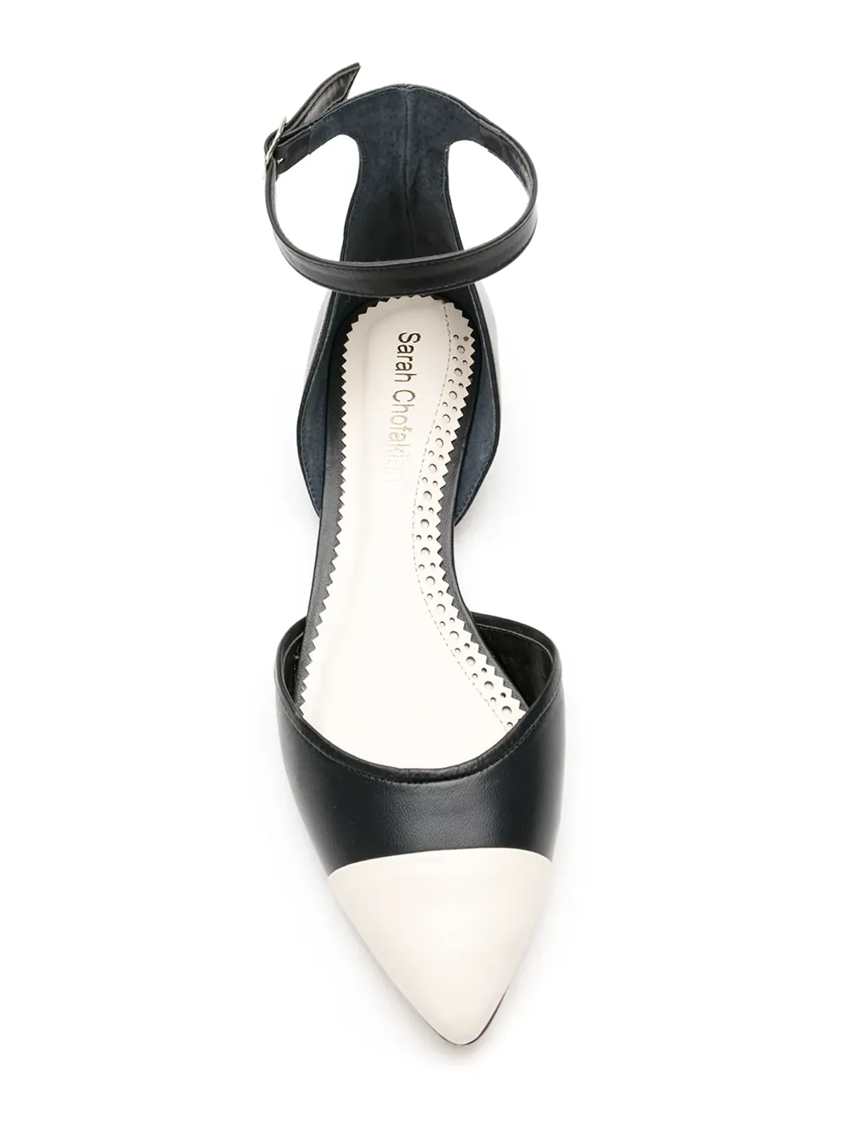 Sarah Chofakian Cisne flat leather sandals - 画像4