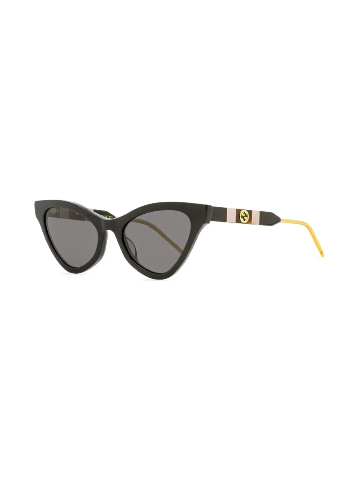 Gucci Eyewear GGロゴ キャットアイフレーム サングラス - ブラック - 画像2