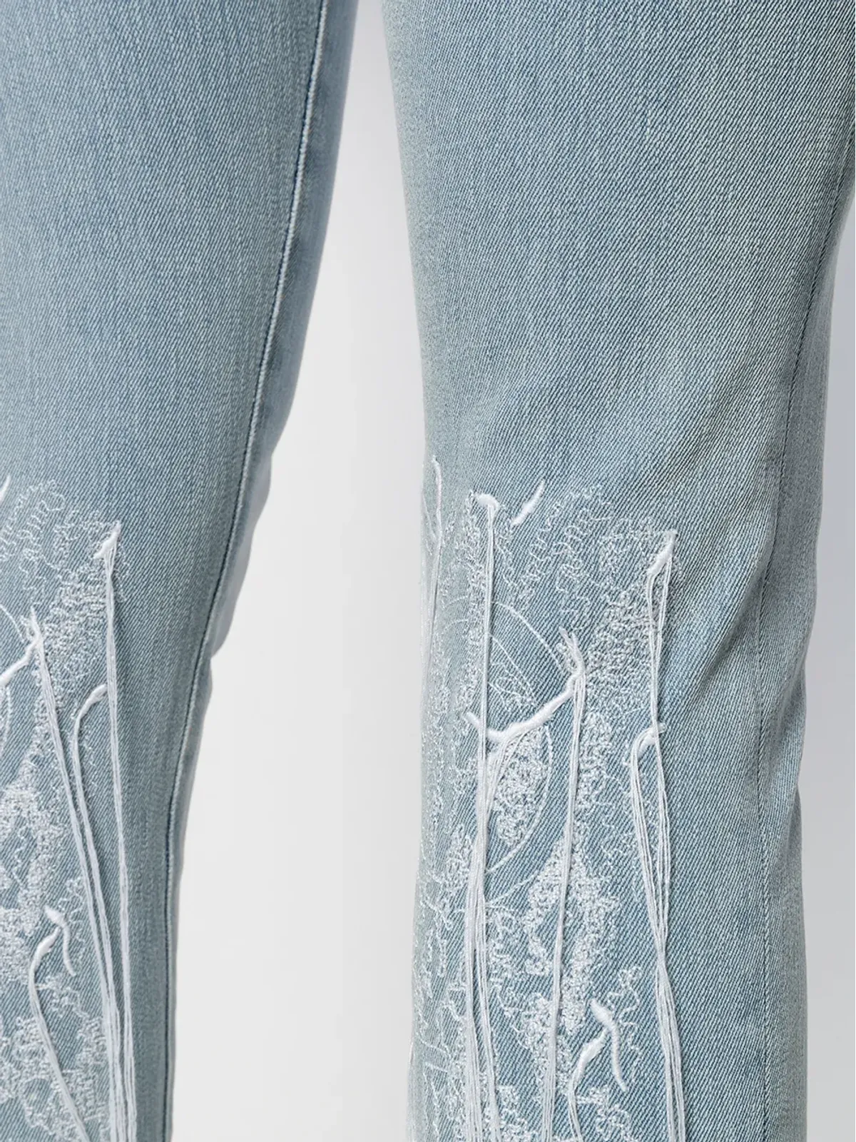 Off-White 刺繍ディテール スキニージーンズ - 画像5