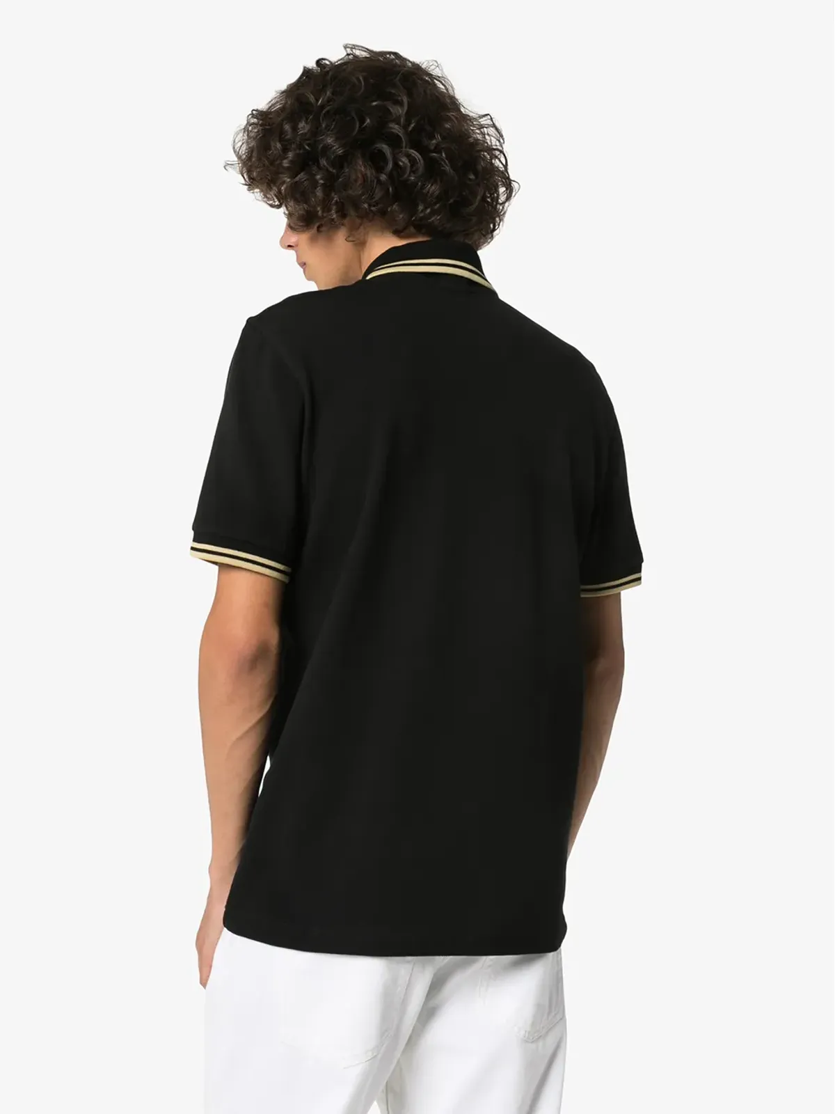 Fred Perry ストライプトリム ポロシャツ - 画像4