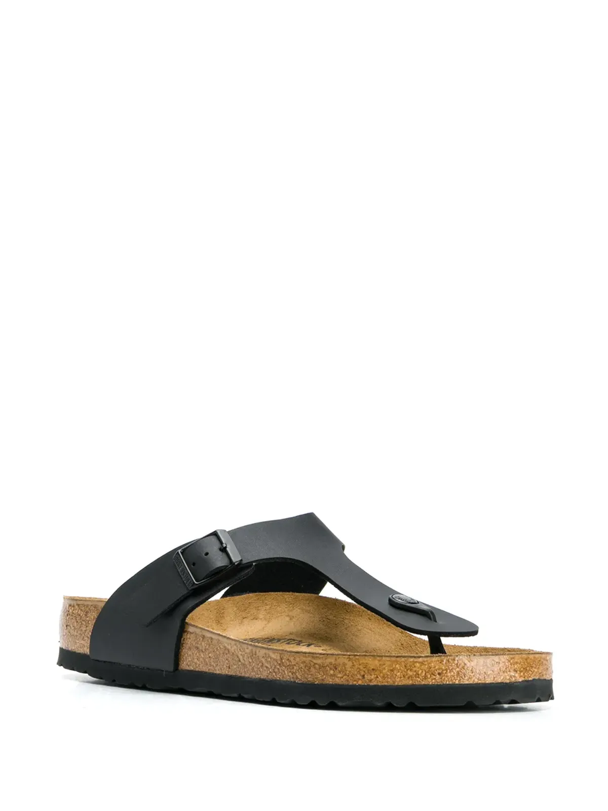 Birkenstock Birko-Flor トングサンダル ブラック - 画像2