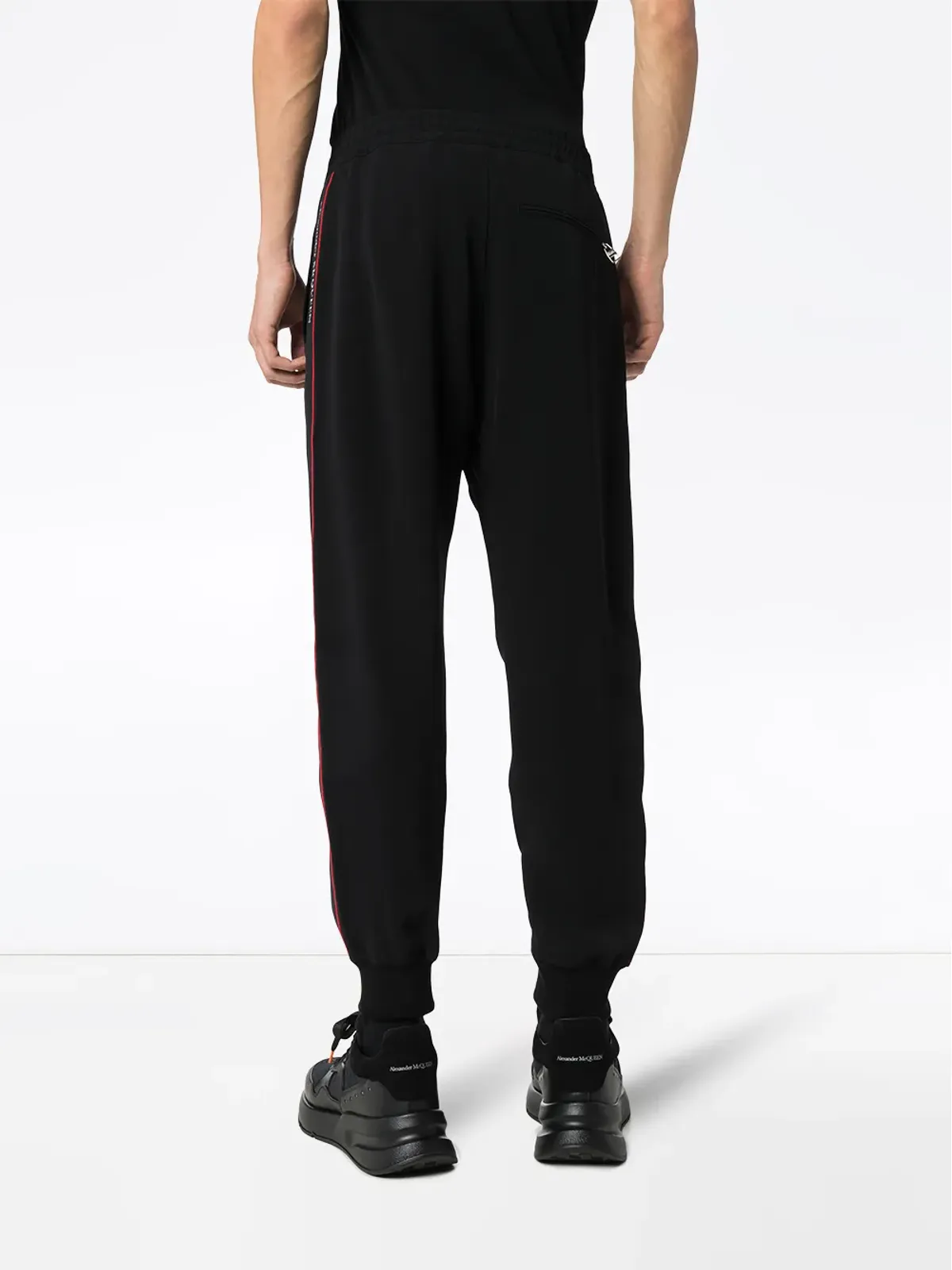 Alexander McQueen ロゴテープ トラックパンツ - 画像4