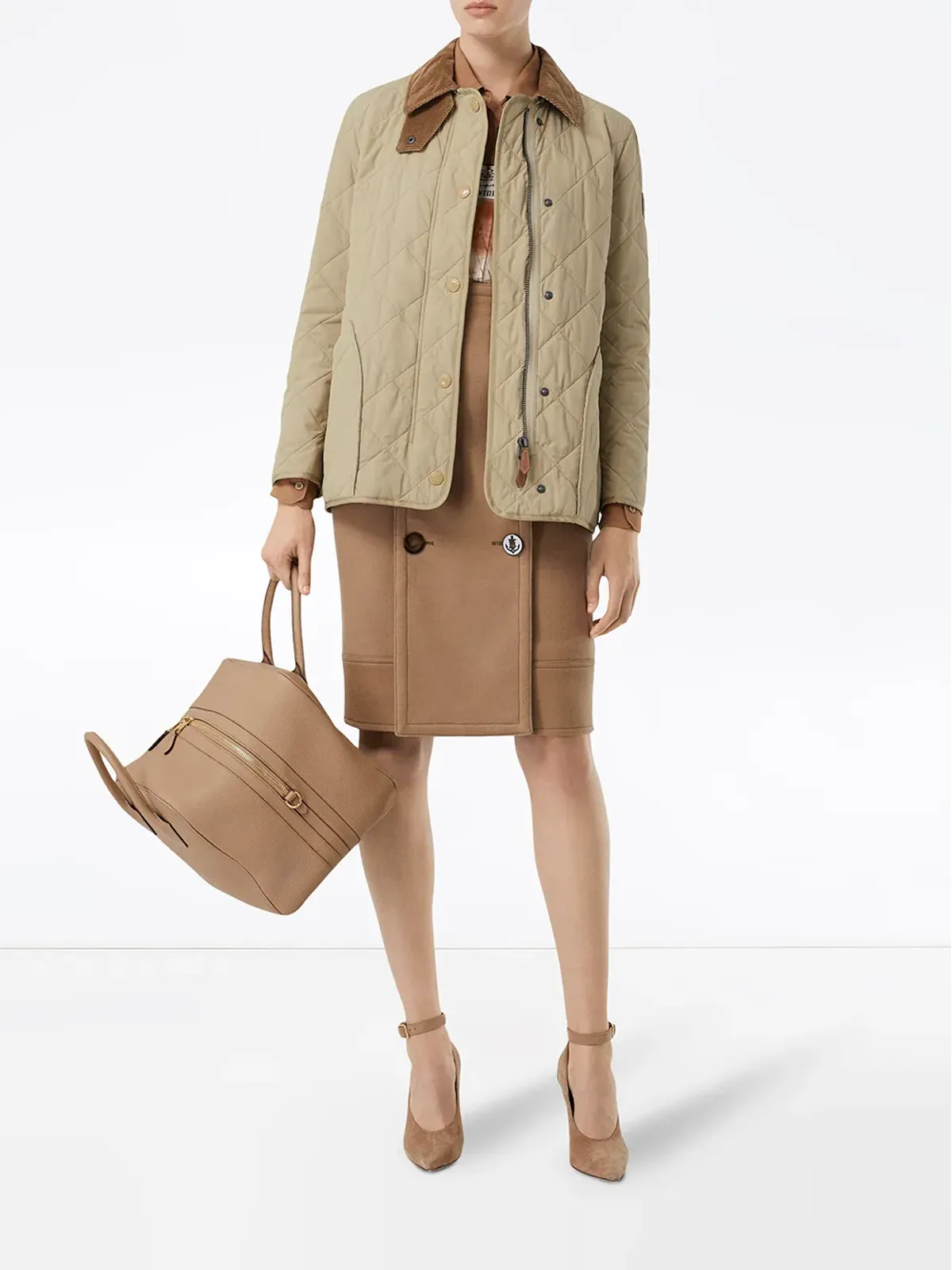 Burberry ダイヤモンドキルト バーンジャケット - 画像2