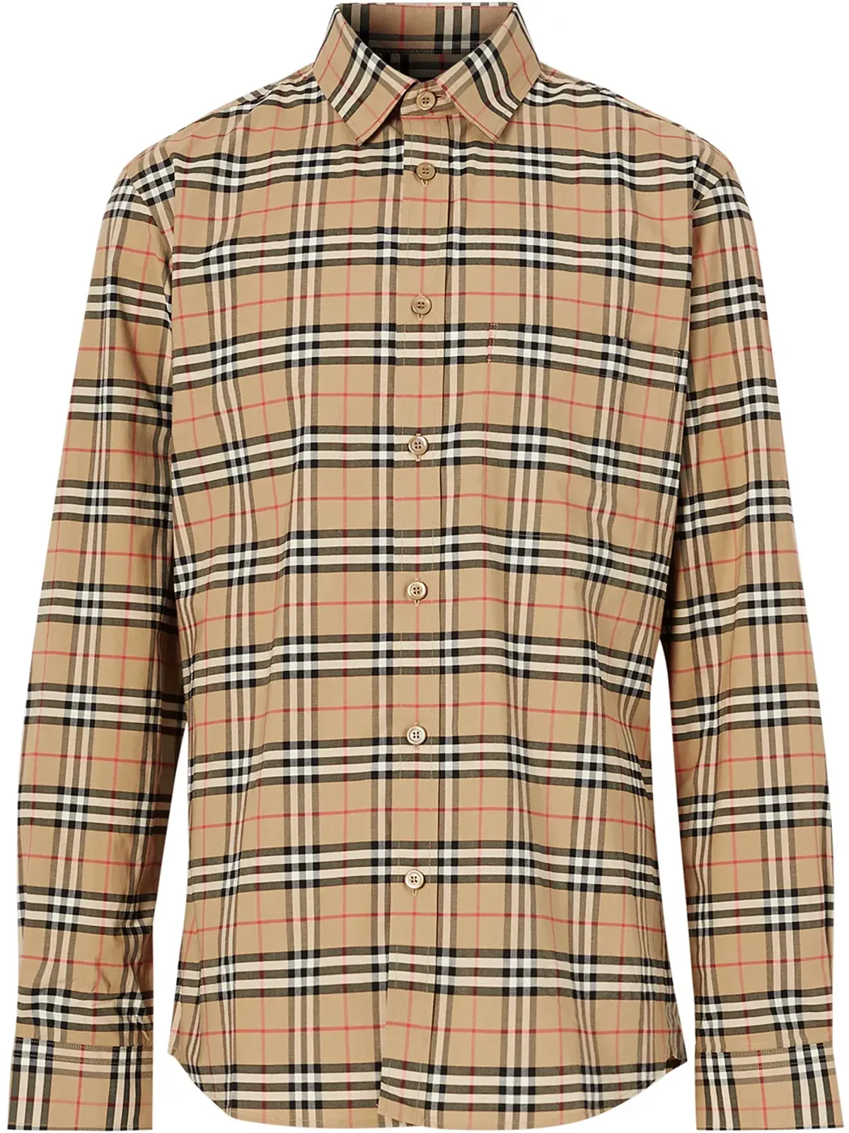 Burberry 小さめの格子チェックシャツ - 画像1