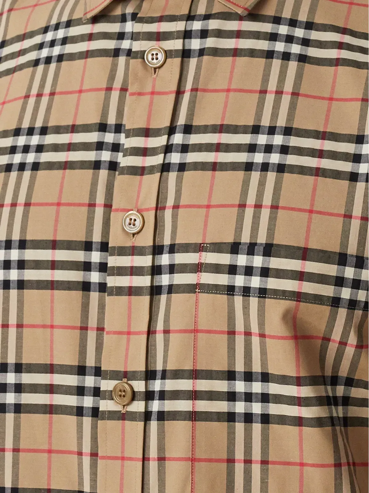 Burberry 小さめの格子チェックシャツ - 画像5