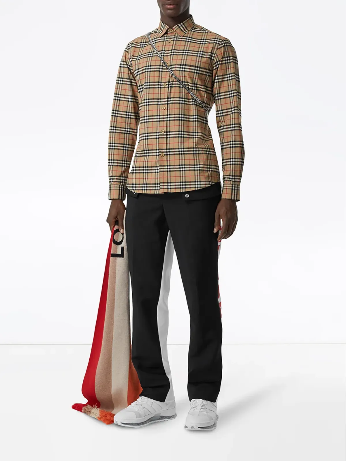 Burberry 小さめの格子チェックシャツ - 画像2