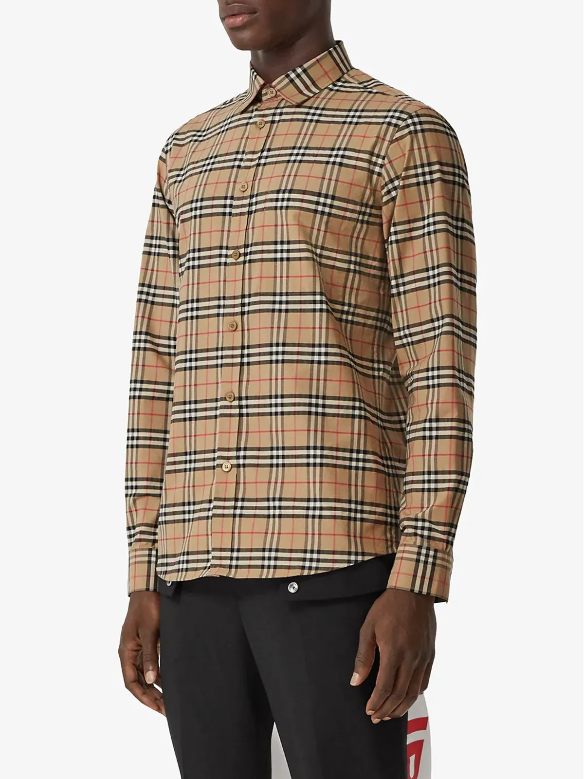Burberry 小さめの格子チェックシャツ - 画像3