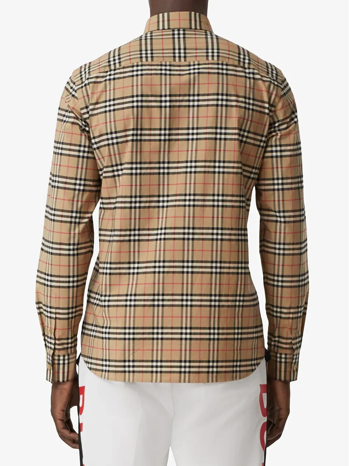 Burberry 小さめの格子チェックシャツ - 画像4
