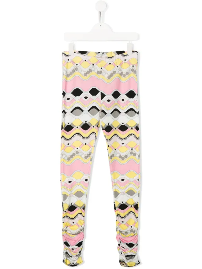 PUCCI Junior PUCCI Junior 波形プリント レギンスの商品画像