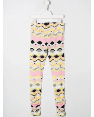 PUCCI Junior 波形プリント レギンス - サムネイル2