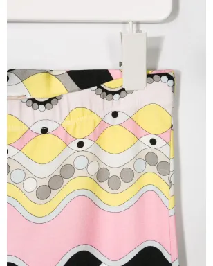 PUCCI Junior 波形プリント レギンス - サムネイル3
