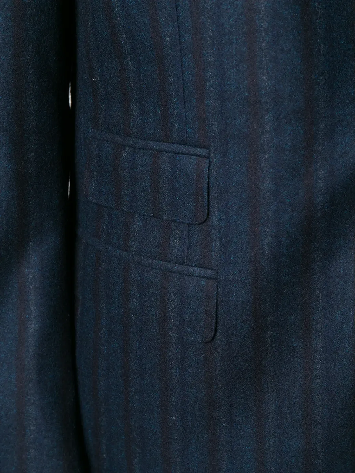 Canali ストライプ柄フィットブレザー - 画像5