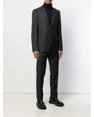 Prada ハウンドトゥースチェック ツーピーススーツ - グレー - サムネイル3