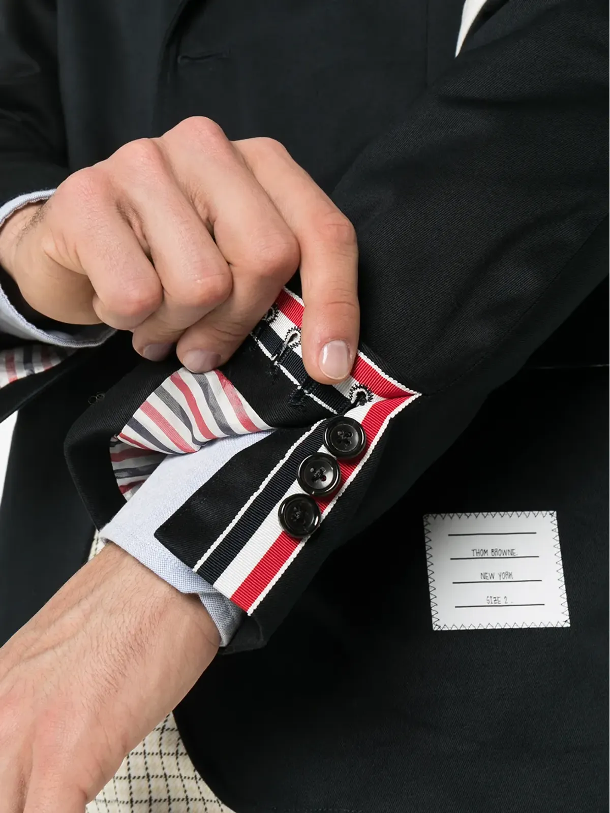 Thom Browne アンコンストラクテッド 4-Bar シングルブレスト ブレザー - 画像5