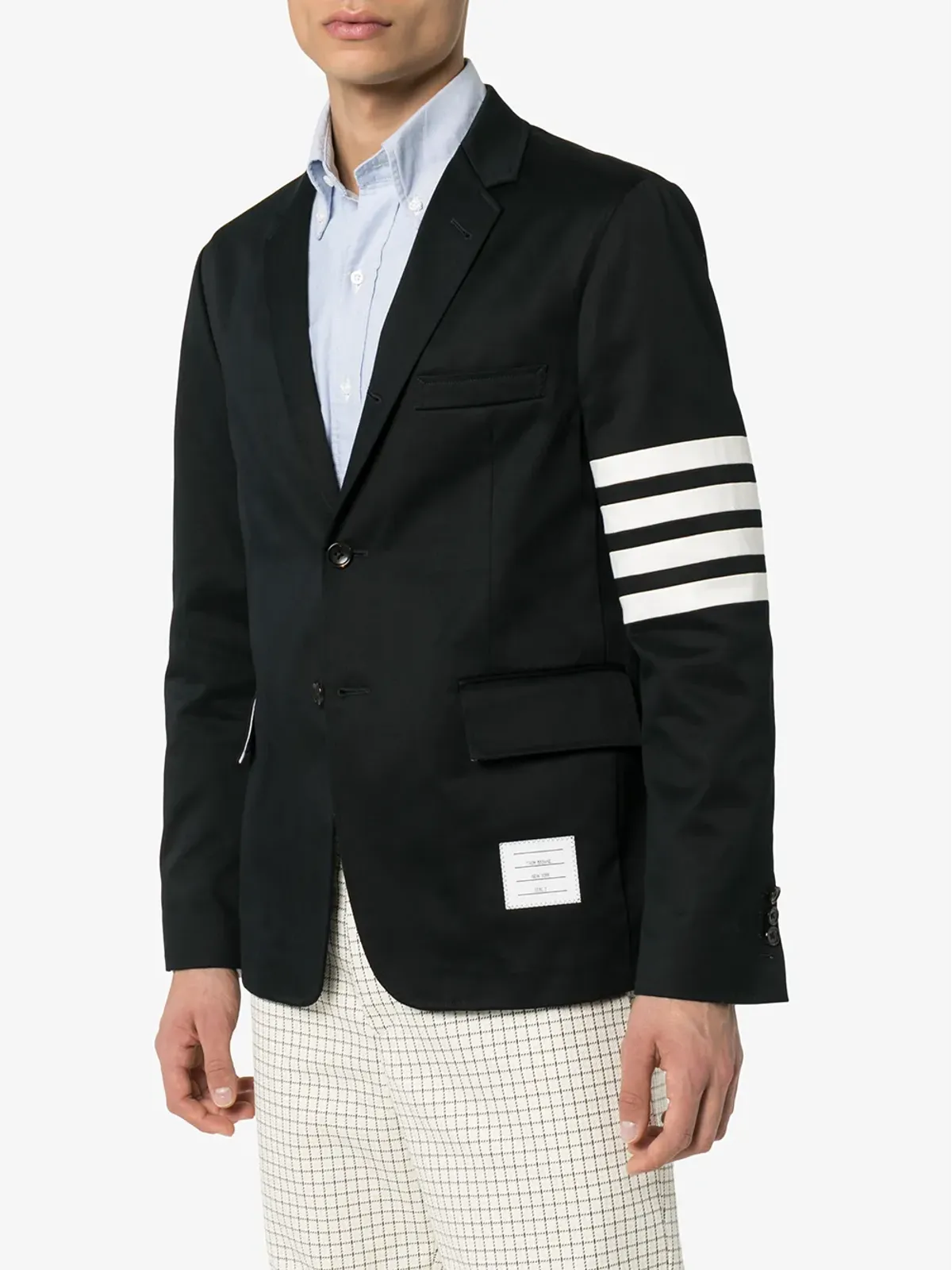 Thom Browne アンコンストラクテッド 4-Bar シングルブレスト ブレザー - 画像3