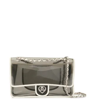 CHANEL Vintage ダブルチェーンショルダーバッグ - ホワイト - サムネイル1