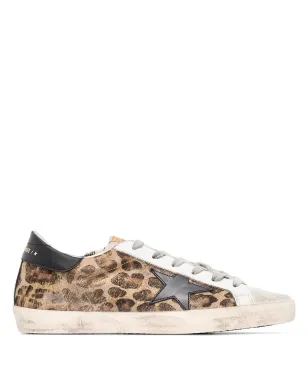Golden Goose Super-Star leopard print sneakers - Brown - サムネイル1