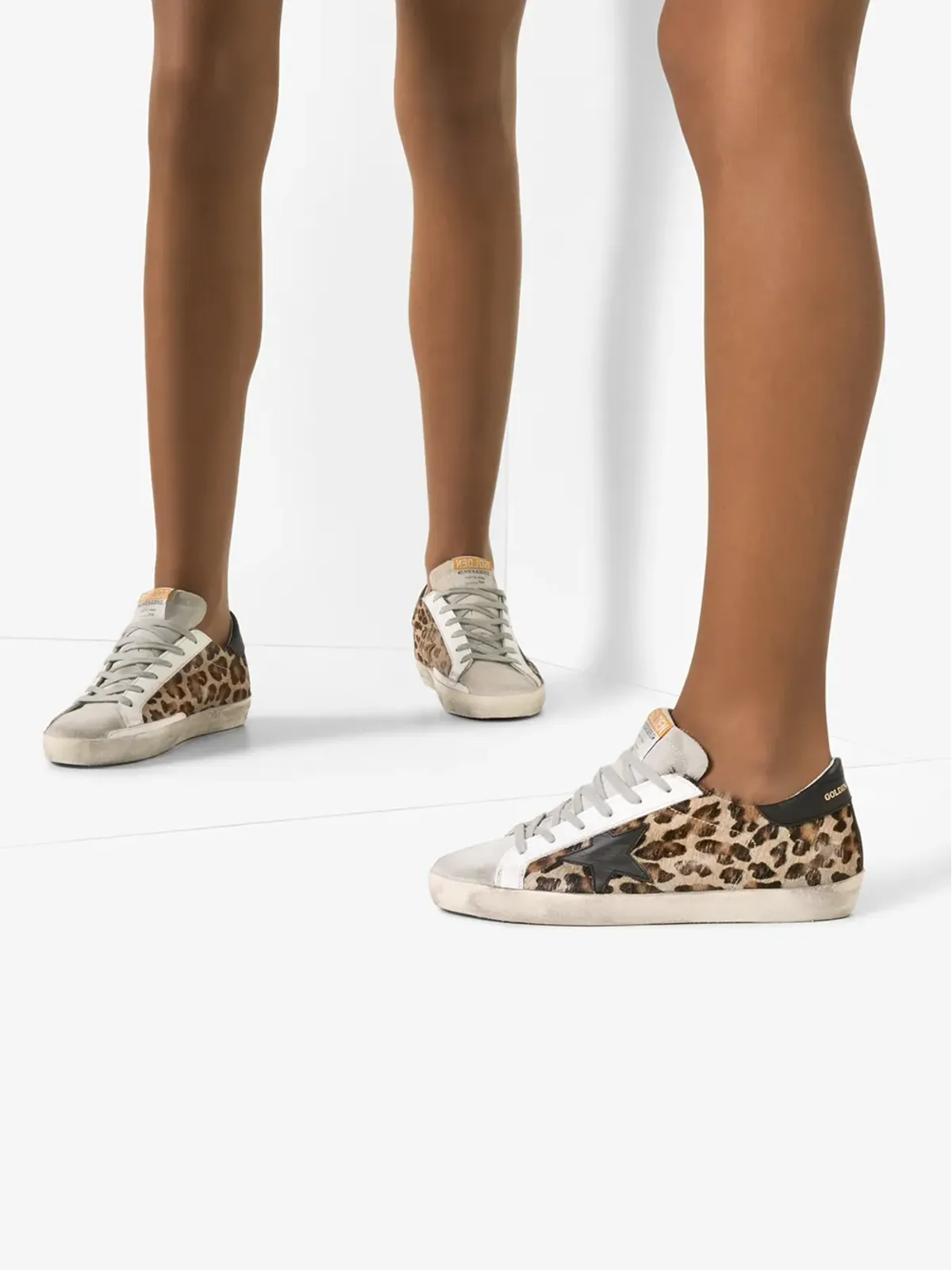 Golden Goose Super-Star leopard print sneakers - Brown - 画像3