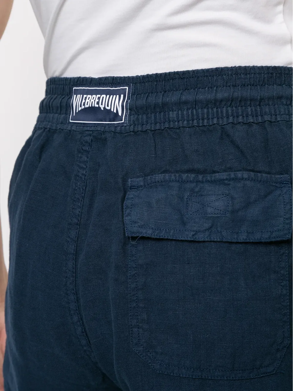 Vilebrequin ドローストリング トラックパンツ ブルー - 画像5