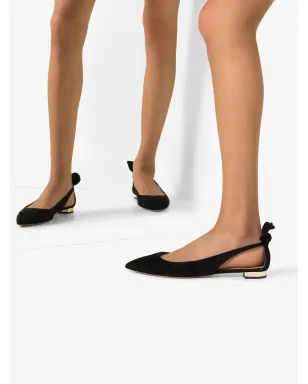 Aquazzura Bow Tie バレリーナシューズ - サムネイル3