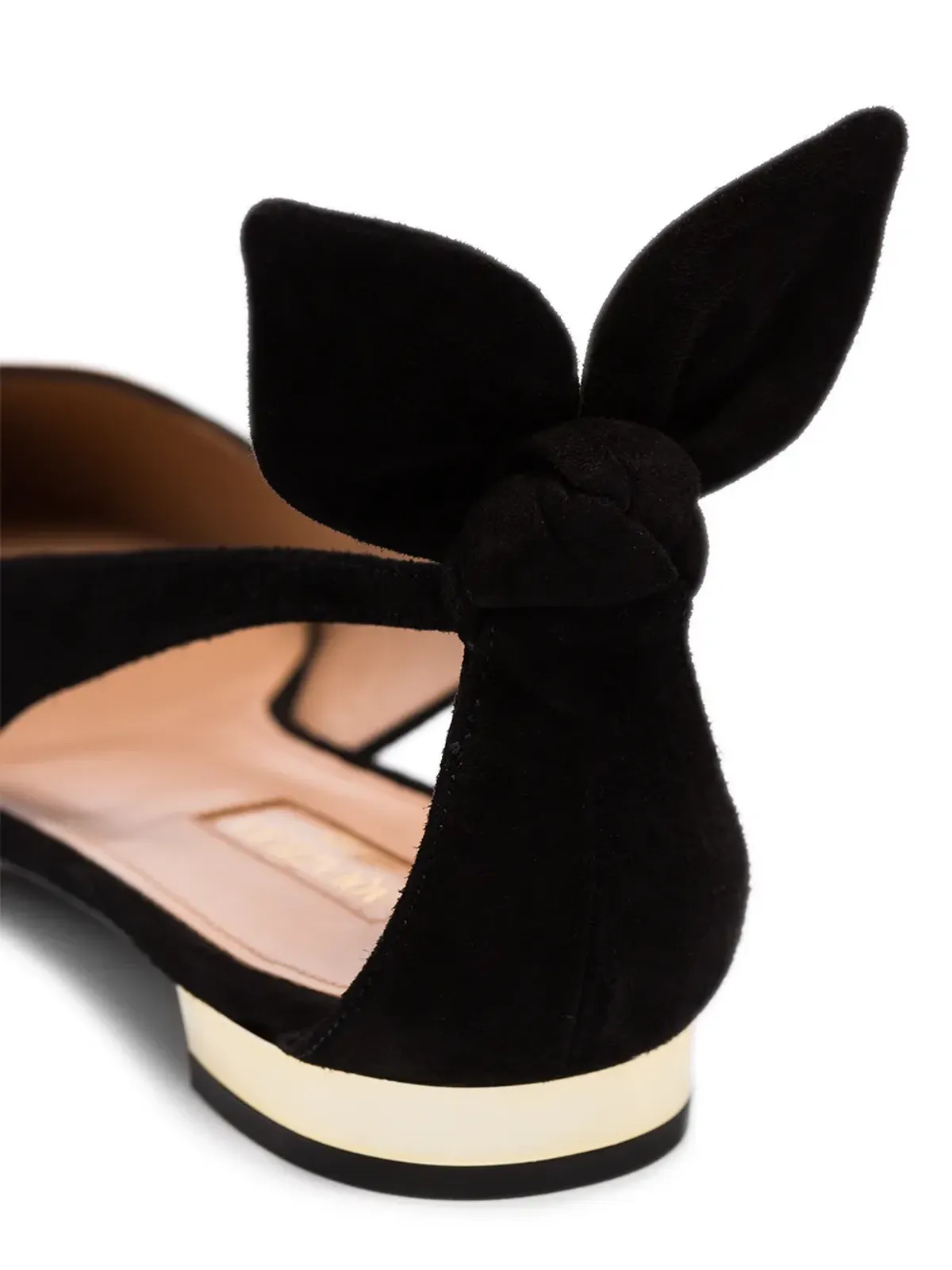 Aquazzura Bow Tie バレリーナシューズ - 画像4