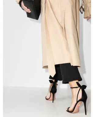 Aquazzura ボウタイ105mm ボウサンダル - ブラック - サムネイル3