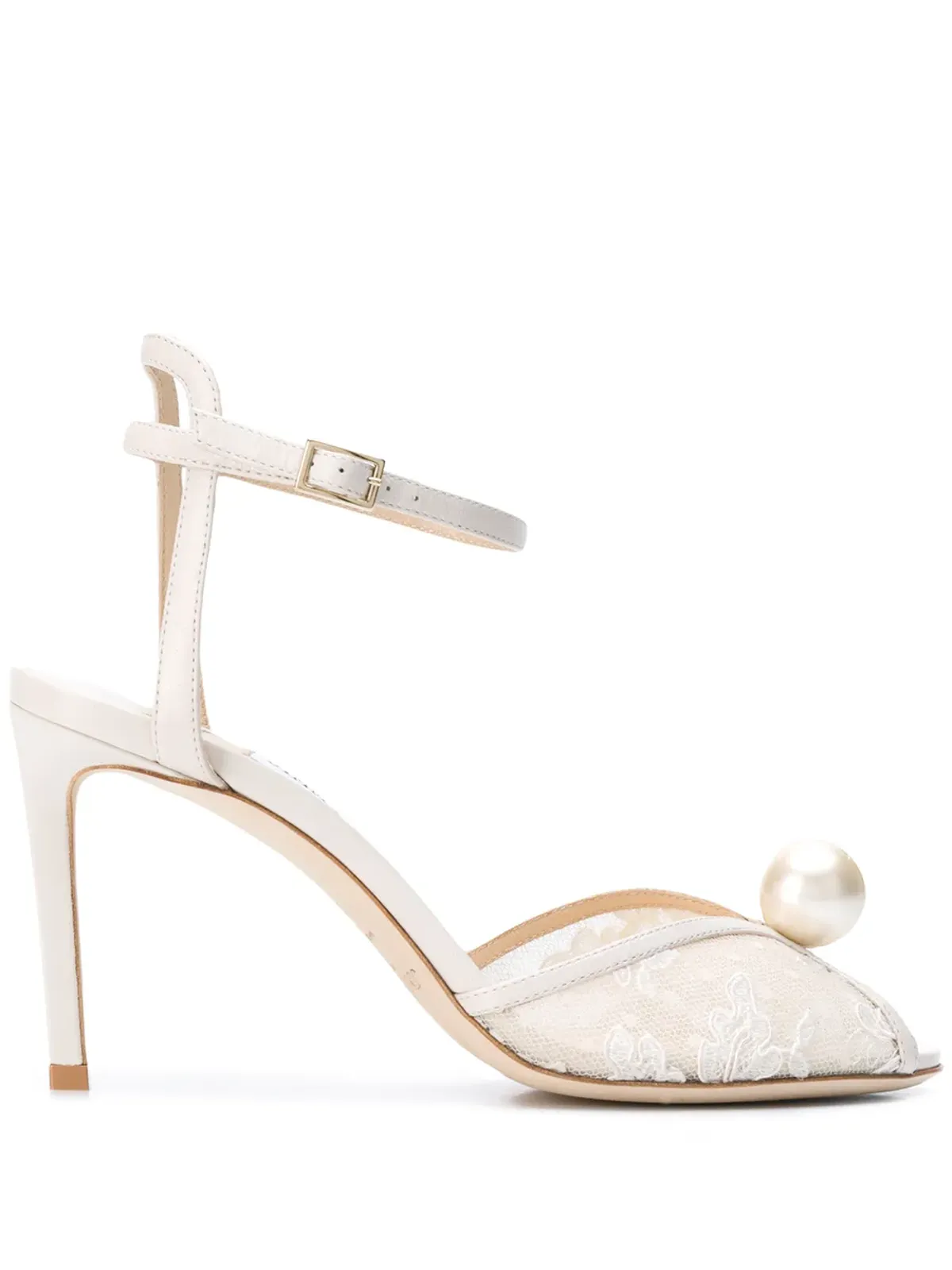 Jimmy Choo Sacora 85mm パール付きサンダル - 画像1
