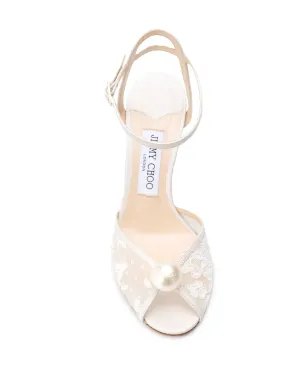 Jimmy Choo Sacora 85mm パール付きサンダル - サムネイル4