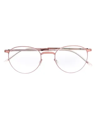 Mykita Jul ラウンドフレーム眼鏡 - ブラウン - サムネイル1