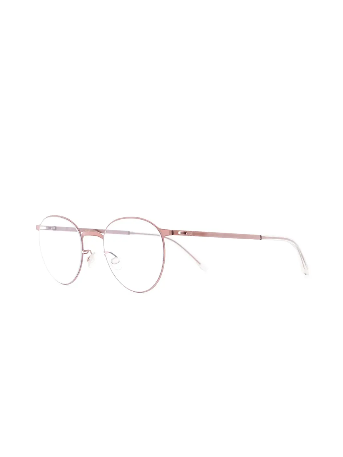 Mykita Jul ラウンドフレーム眼鏡 - ブラウン - 画像2