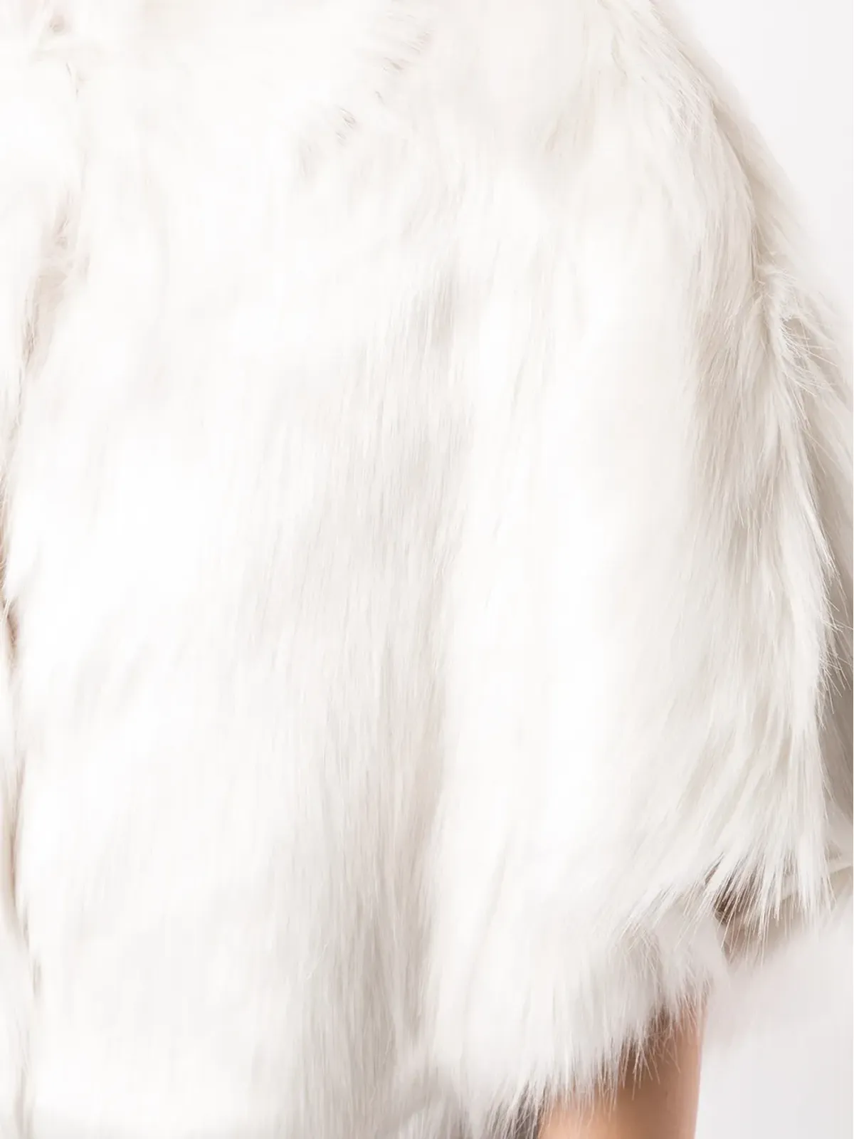Unreal Fur Nord フェイクファー クロップドケープ - 画像5