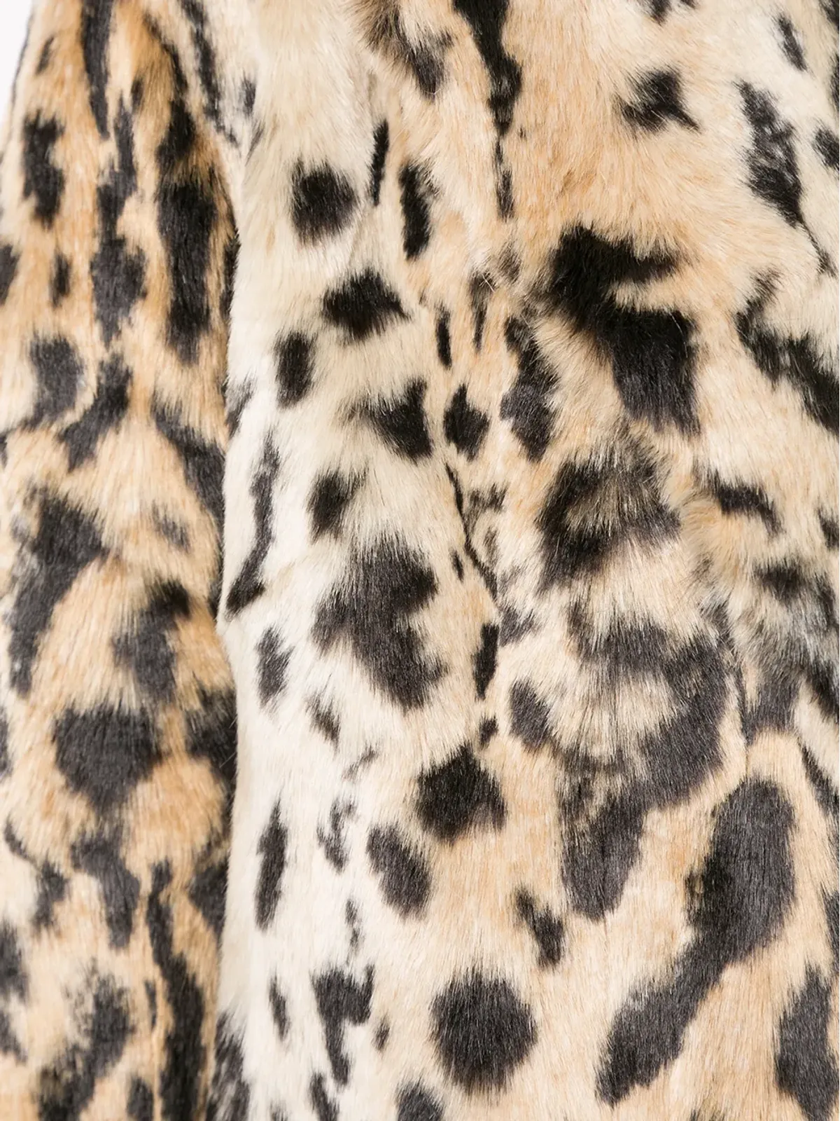 Unreal Fur ヒョウ柄コート - 画像5