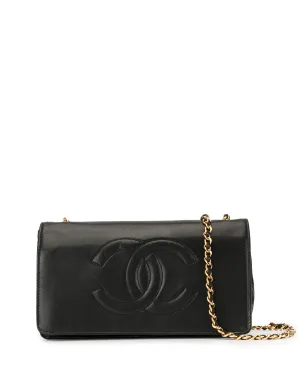 CHANEL ビンテージ チェーンショルダー ウォレットバッグ ブラック - サムネイル1