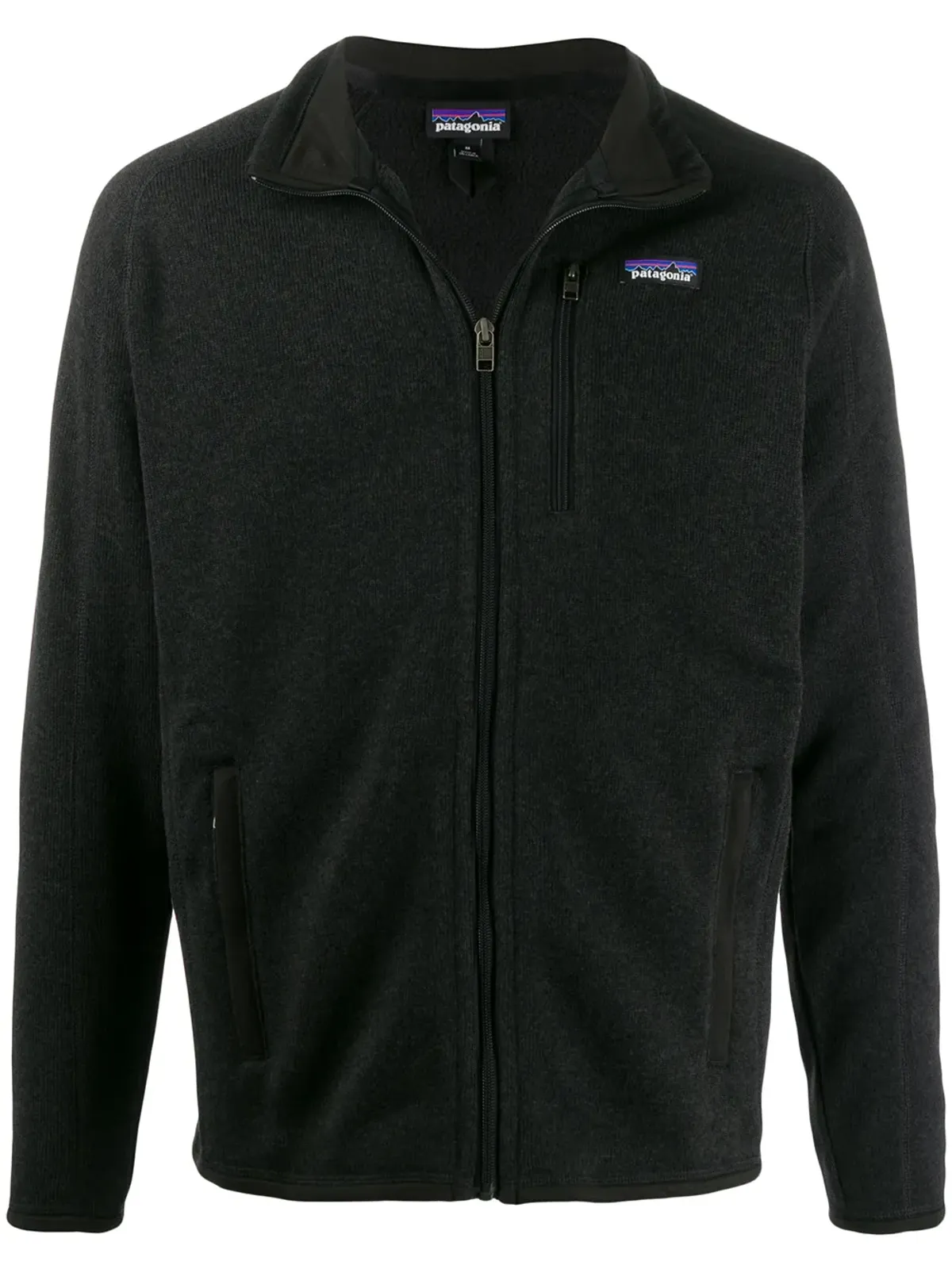 Patagonia コントラスト ロゴ ボンバージャケット（ブラック） - 画像1