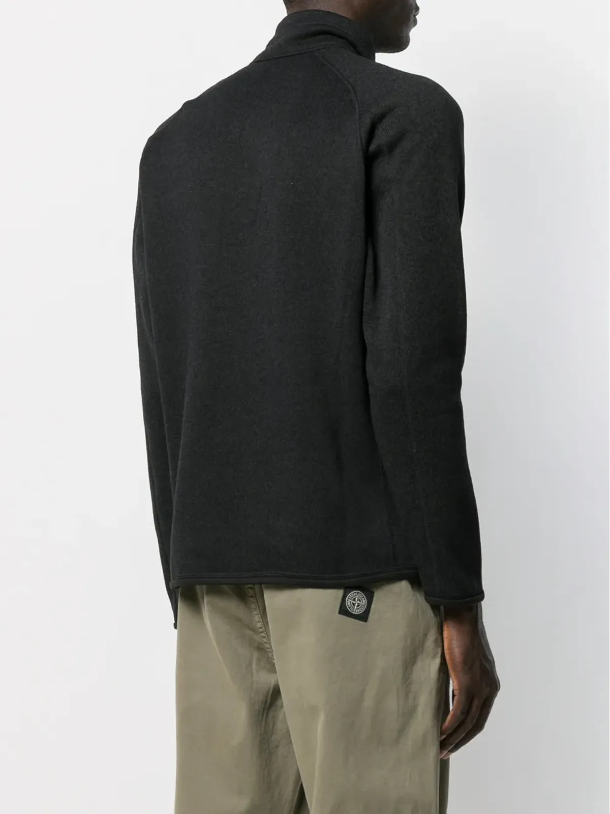 Patagonia コントラスト ロゴ ボンバージャケット（ブラック） - 画像4