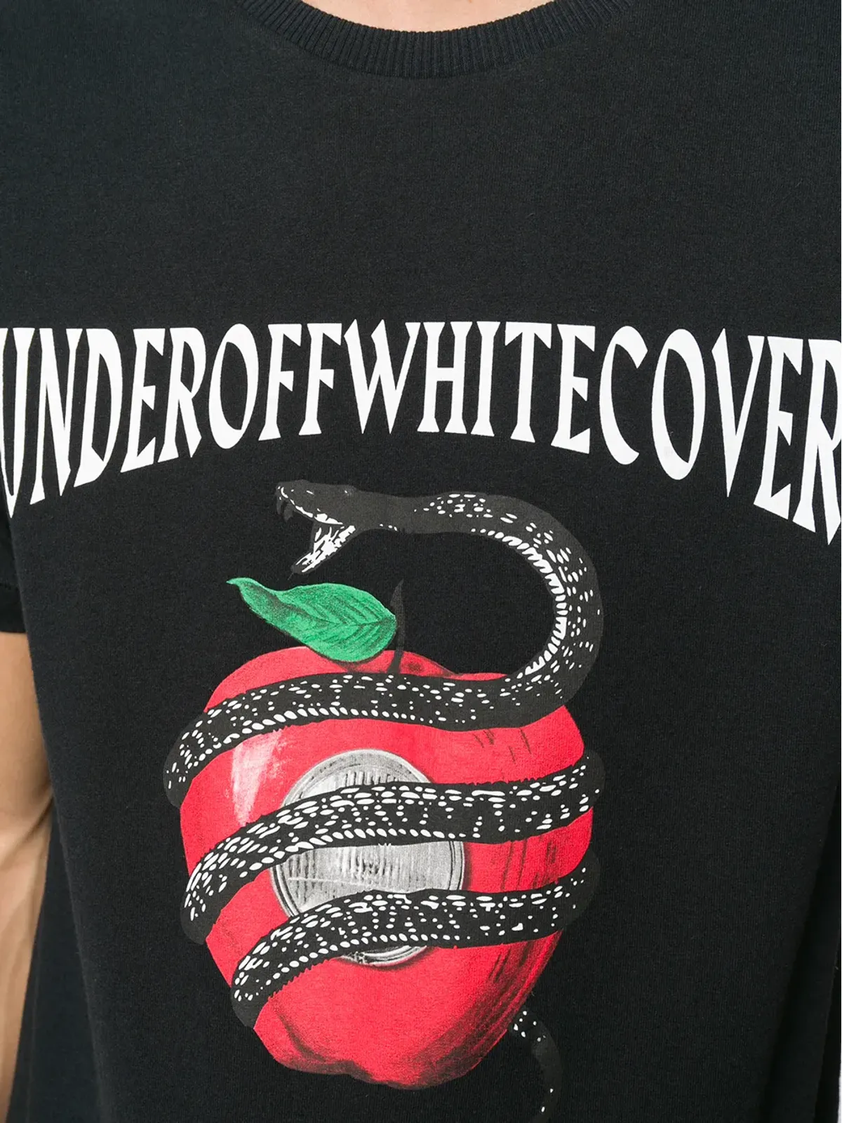 Off-White Apple Snake print T-shirt - 画像5