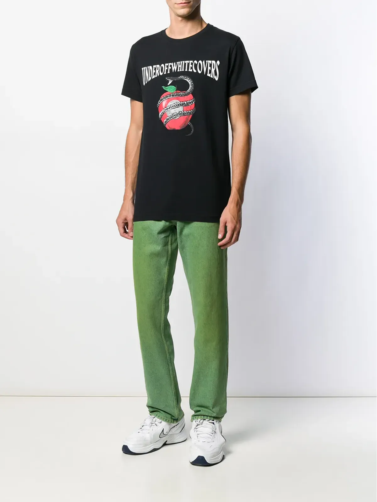 Off-White Apple Snake print T-shirt - 画像2