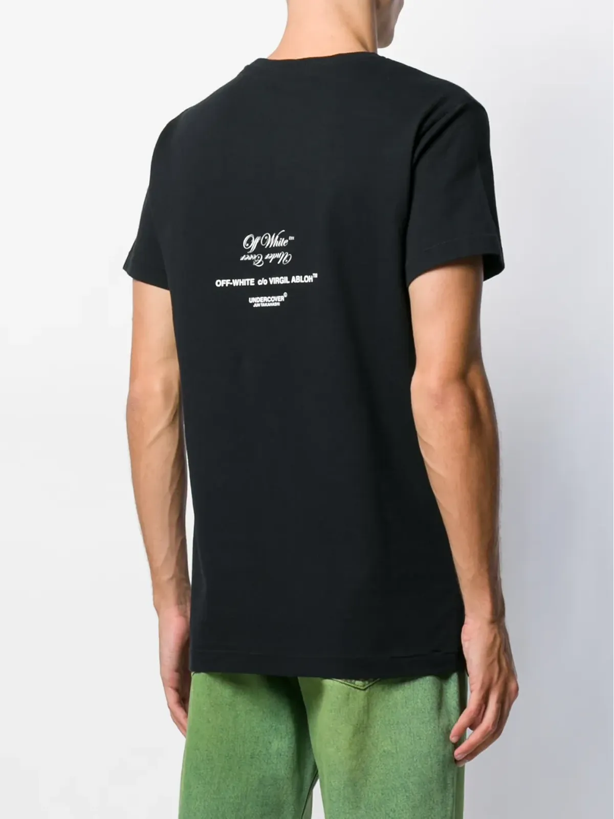 Off-White Apple Snake print T-shirt - 画像4