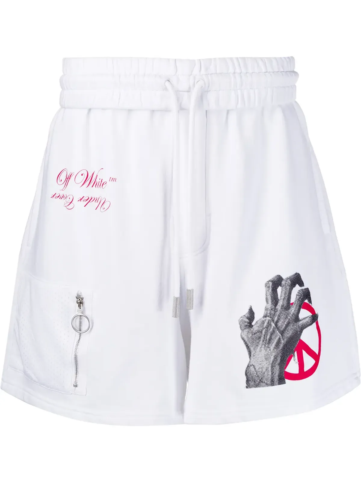 Off-White スケルトンプリント バミューダショーツ - 画像1