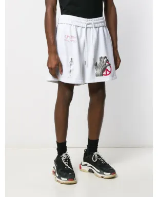 Off-White スケルトンプリント バミューダショーツ - サムネイル3