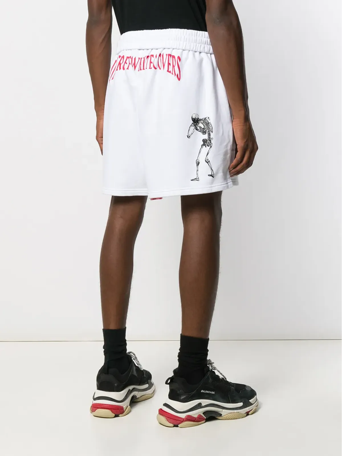 Off-White スケルトンプリント バミューダショーツ - 画像4