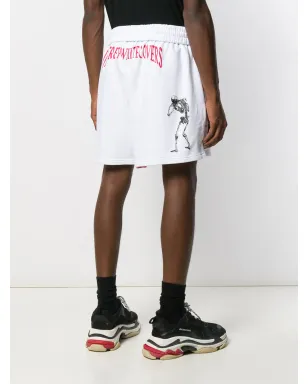 Off-White スケルトンプリント バミューダショーツ - サムネイル4