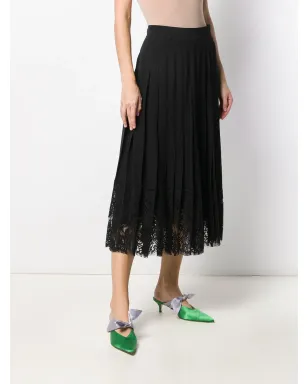 Dolce & Gabbana レーストリム ミッドスカート - サムネイル3
