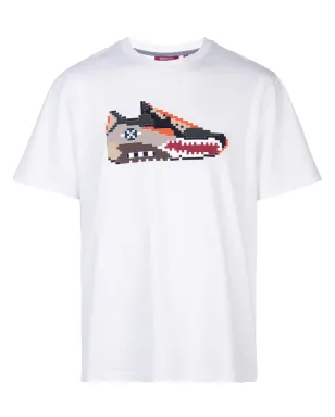 Mostly Heard Rarely Seen 8-Bit ファルコン ジャージー Tシャツ - ホワイト - サムネイル1